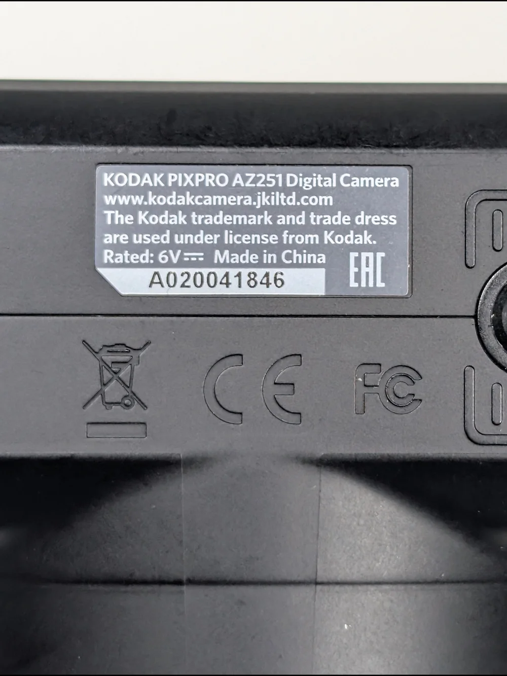 Kodak PIXPRO AZ251 Astro Bridge Camera 16MP 25x Optical Zoom Wide Black Tested